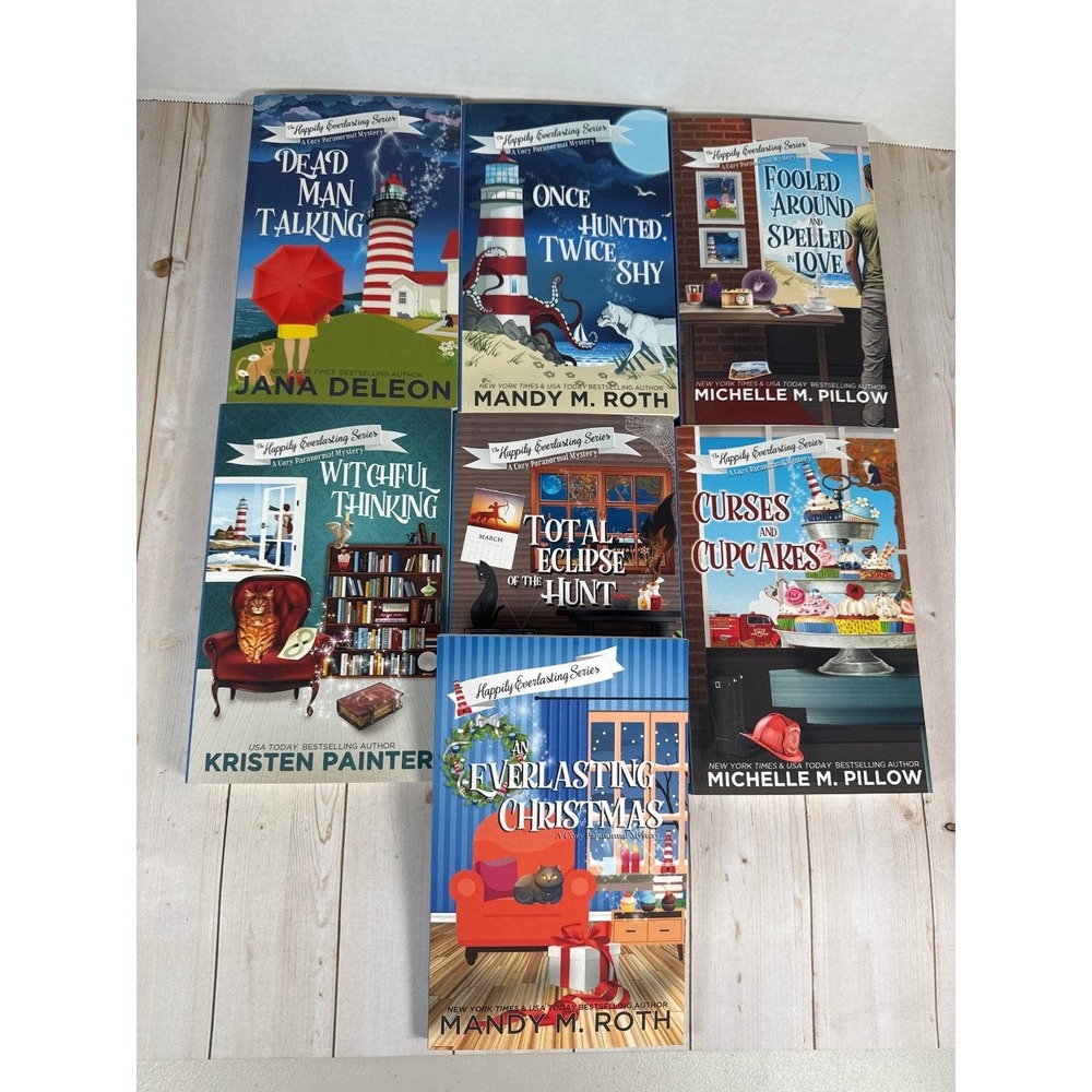 Happily Everlasting Series 7 Book Lot Cozy Paranormal Mystery Raven Books